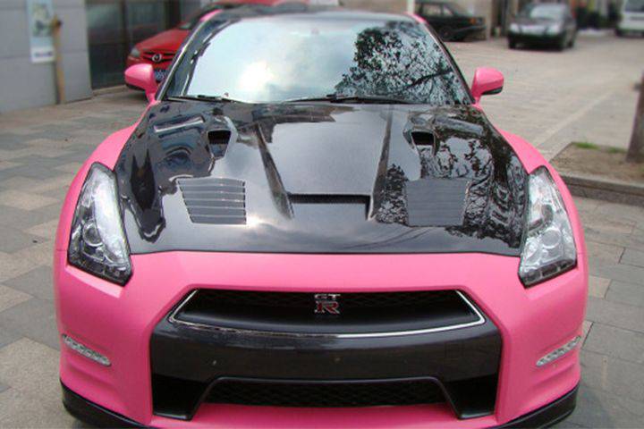 2008-2016 Nissan GTR R35 CBA/DBA GTC Style Carbon Fiber Hood - Carbonado