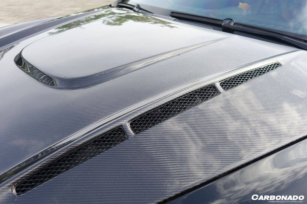 2011-2017 Porsche Cayenne 958.1/958.2 HM Style Carbon Fiber Hood - Carbonado Aero