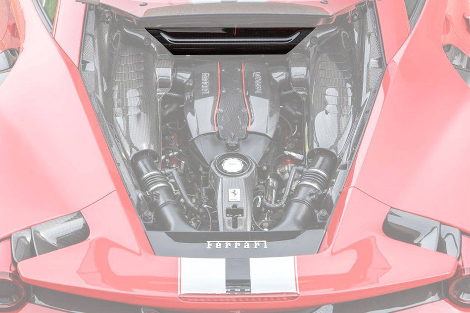 2015-2023 Ferrari 488 GTB/488 PISTA/F8 Dry Carbon Fiber Inner Underscreen panel Replacemnt