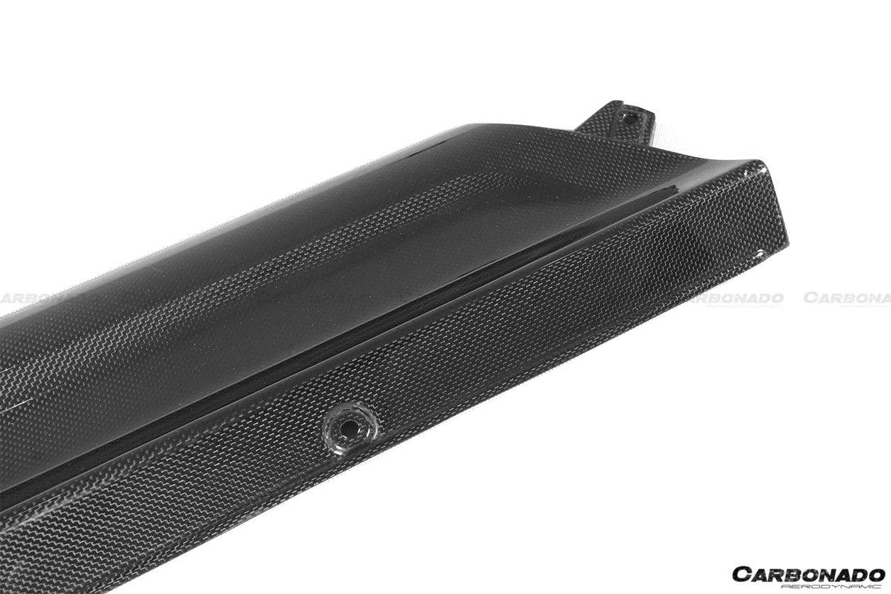 2015-2023 Ferrari 488 GTB/488 PISTA/F8 Dry Carbon Fiber Inner Underscreen panel Replacemnt - Carbonado Aero