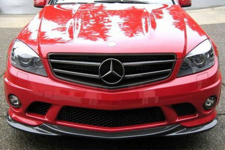 2008-2011 Mercedes Benz W204.1 C63 AMG L1 Style Carbon Fiber Front Lip - Carbonado