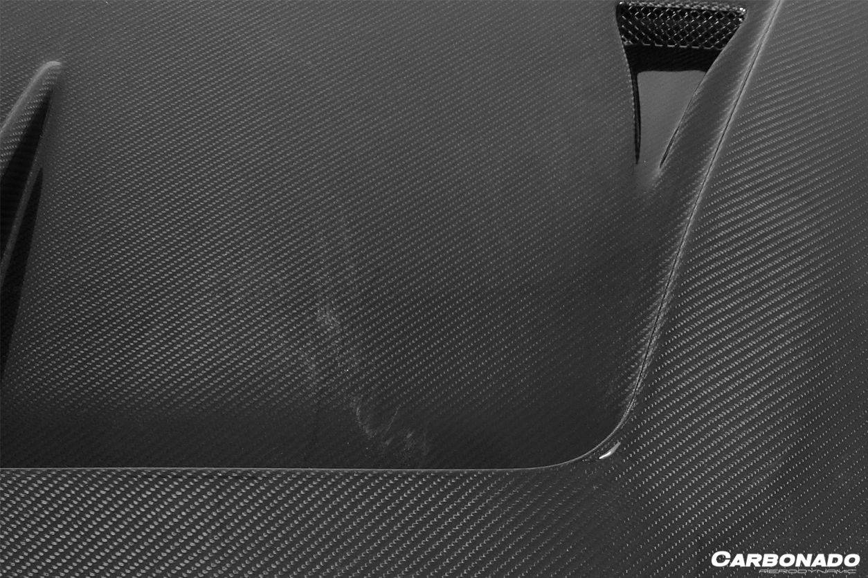 2009-2016 Nissan GTR R35 CBA/DBA LII Style Carbon Fiber Hood - Carbonado Aero