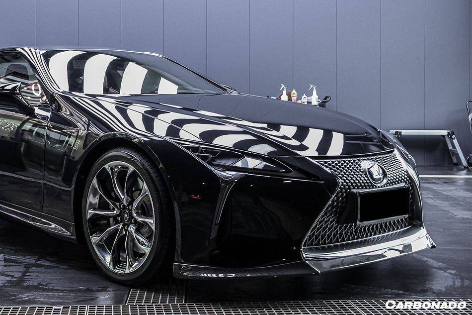 2017-2021 Lexus LC500 LC500H V-LC VRS Style Carbon Fiber Front Lip - Carbonado