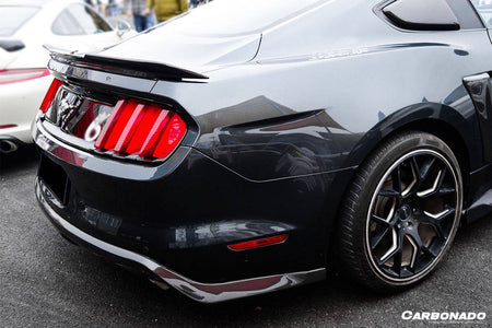 2014-2017 Ford Mustang Rsh Style Carbon Fiber Rear Lip - Carbonado Aero