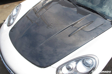 2005-2012 Porsche 987 Cayman/Boxster and 997 Carrera MG Style Hood - Carbonado