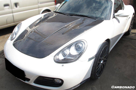 2005-2012 Porsche 987 Cayman/Boxster and 997 Carrera MG Style Hood - Carbonado Aero