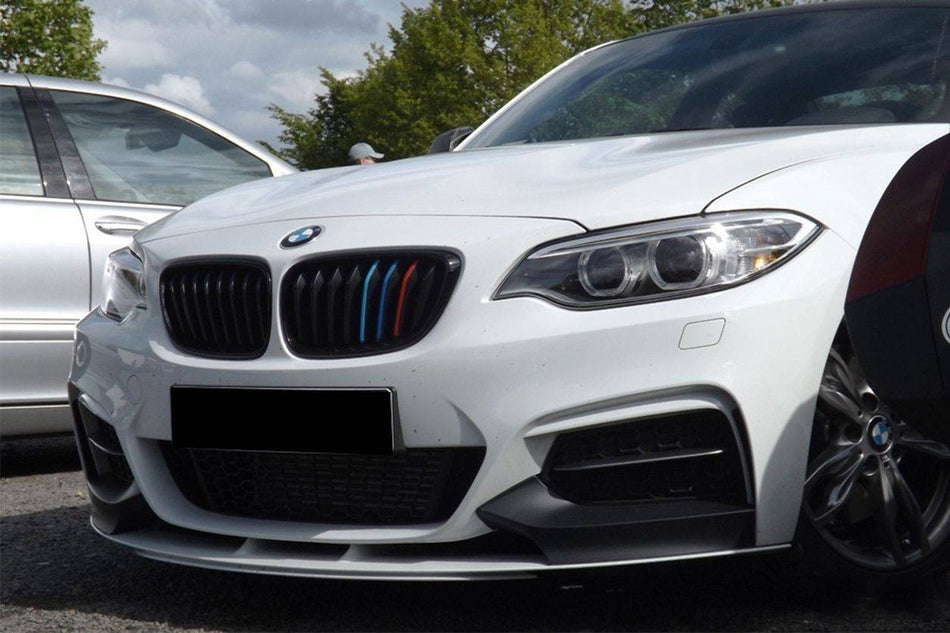 2013-2016 BMW 2 Series F22 F23 MP Style Front Lip (M-Tech Only) - Carbonado