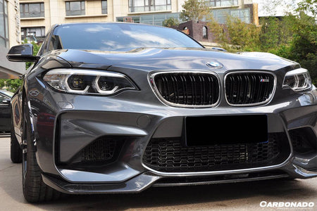 2016-2020 BMW M2 F87 VRS Style Carbon FIber Front Lip - Carbonado Aero