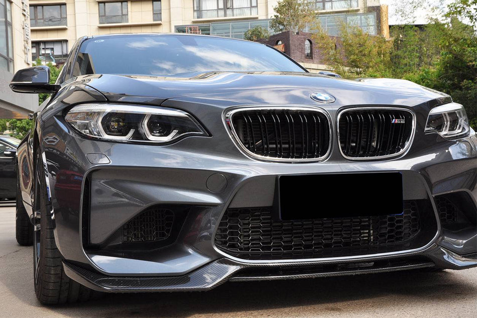 2016-2020 BMW M2 F87 VRS Style Carbon FIber Front Lip - Carbonado