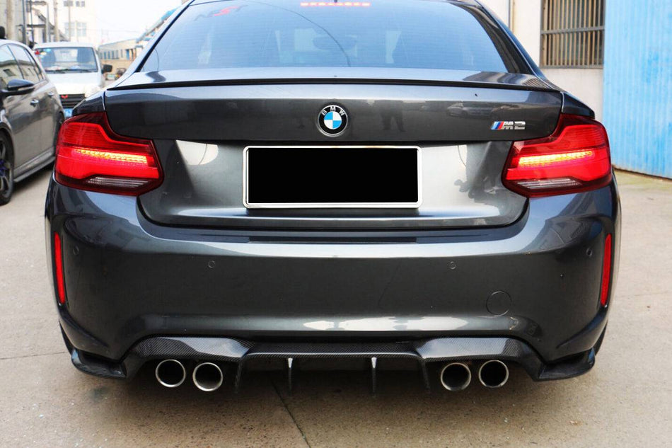 2016-2020 BMW M2 F87 VRS Style Carbon FIber Rear Lip