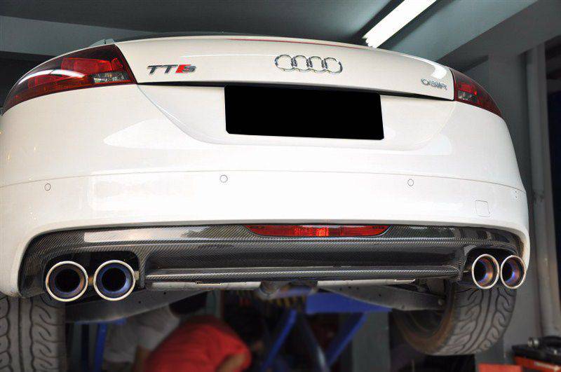 2009-2014 Audi TTS TT S-LINE OE Style Carbon Fiber Rear Lip