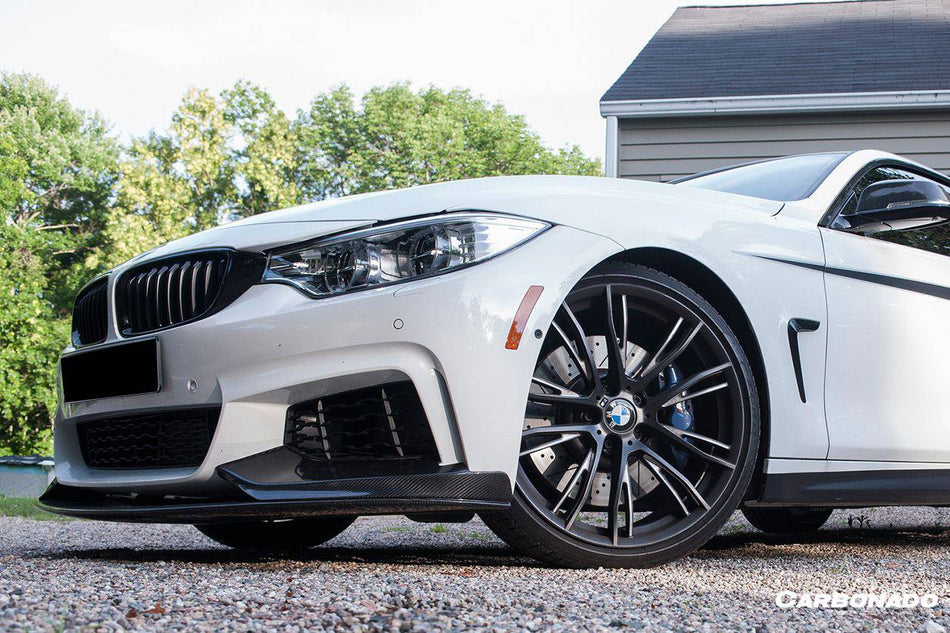 2013-2020 BMW 4 Series F32 F33 MP Style Carbon Fiber Front Lip (For M-Tech Only )