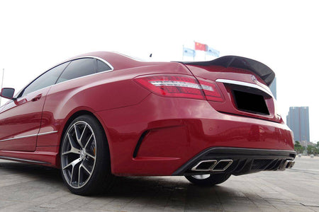 2010-2016 Mercedes Benz E Class W207 Coupe PD Style Rear Bumper With exhaust Tips - Carbonado