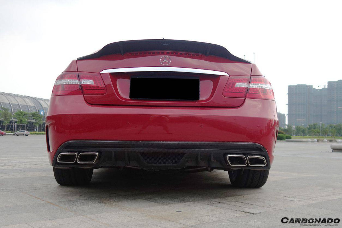 2010-2016 Mercedes Benz E Class W207 Coupe PD Style Rear Bumper With exhaust Tips - Carbonado