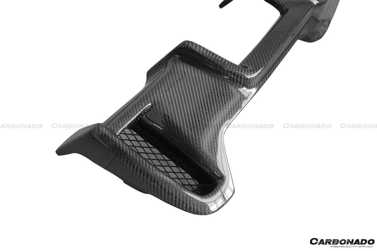 2013-2020 BMW 4 Series F32 F33 ECC Style Carbon Fiber Rear Lip (For M-Tech Only ) - Carbonado Aero