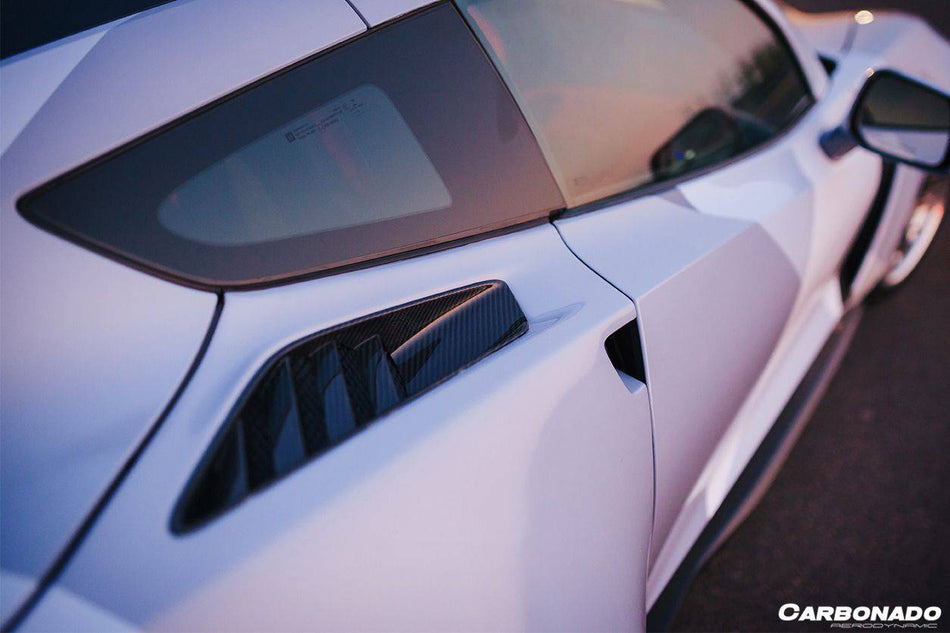 2013-2019 Corvette C7 Z51 OE Style Carbon Fiber Rear Quarter Panel Vent