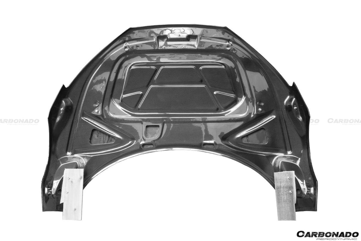 2006-2015 Audi R8 Coupe/Spyder OEM Style Carbon Fiber Hood - Carbonado Aero