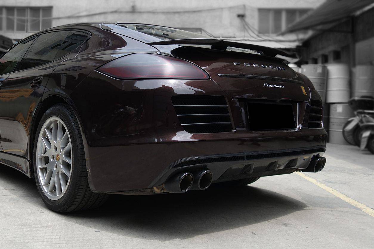2010-2013 Porsche Panamera 970.1 ARN Style Rear Bumper - Carbonado