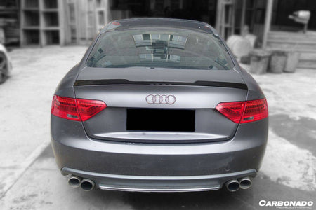 2009-2015 Audi A5 Coupe RW Style Carbon Fiber Trunk Spoiler - Carbonado Aero