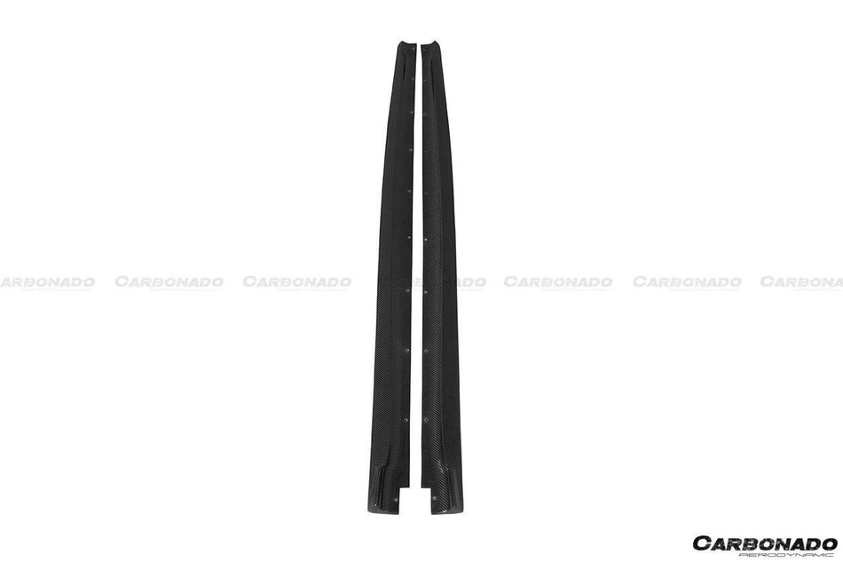 2014-2019 BMW X6 F16 M-TECH 3D Style Carbon Fiber Side Skirts - Carbonado