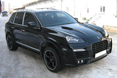 2008-2010 Porsche Cayenne 957 TA Style Auto Full Wide Body Kit - Carbonado