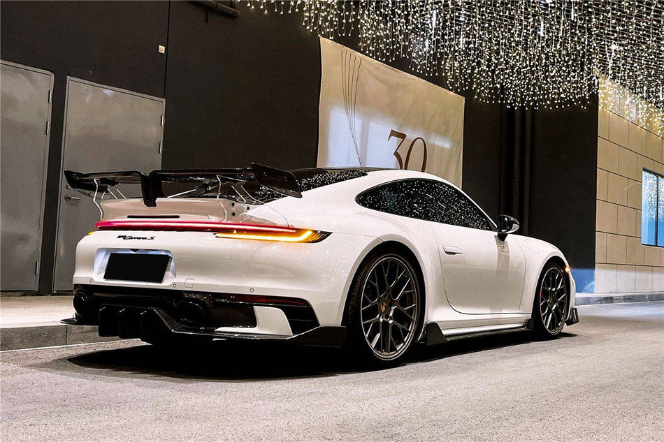 2019-2023 Porsche 911 992 Carrera/S/4/4S TA Style Trunk Spoiler Wing - Carbonado