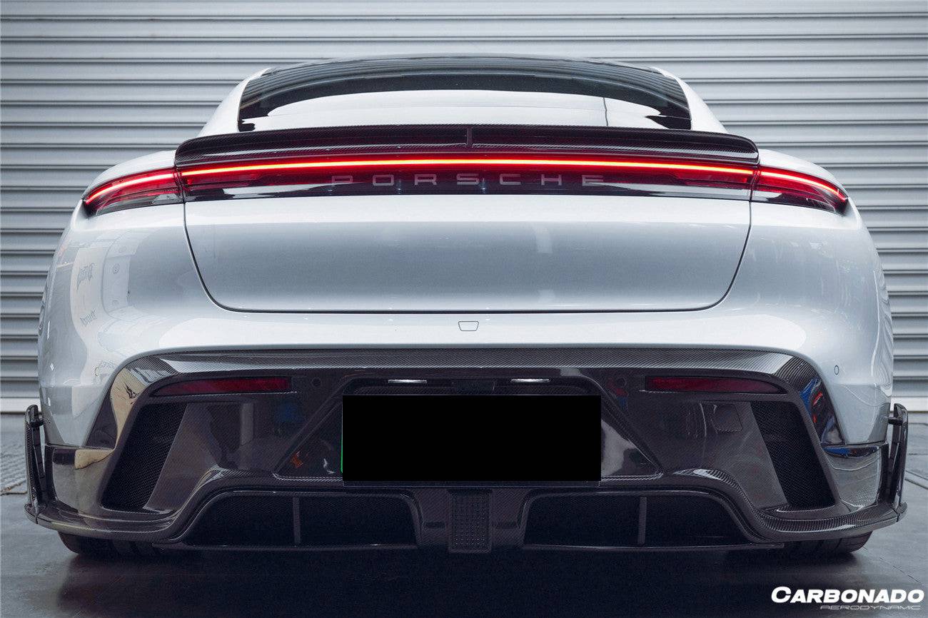 2019-2023 Porsche Taycan/4/4S/GTS/TURBO CADO Style Carbon Fiber Trunk Spoiler - Carbonado Aero