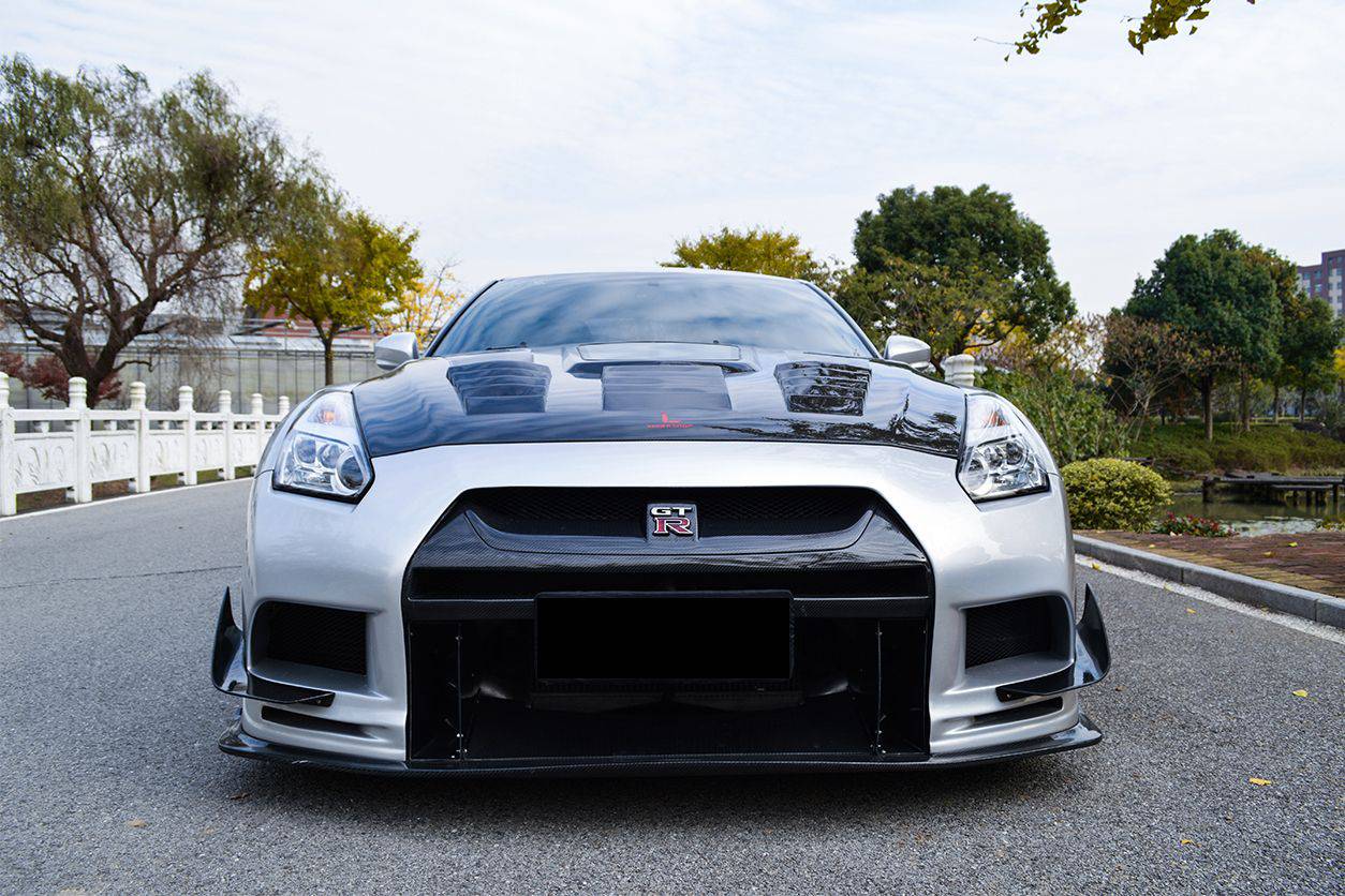 2008-2016 Nissan GTR R35 CBA/DBA TPR Style Front Bumper - Carbonado