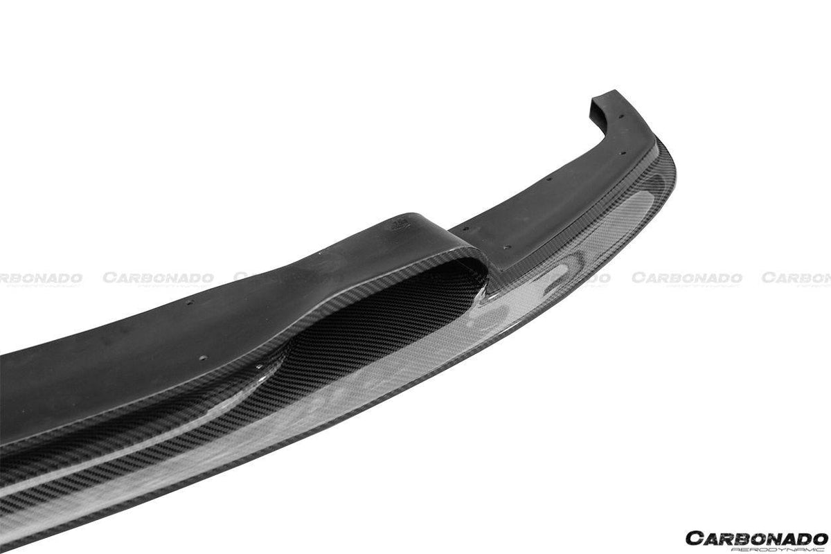 2013-2019 BMW 3 Series F30 F35 VA Style Carbon Fiber Front Lip(For MT Rear Bumper only) - Carbonado Aero
