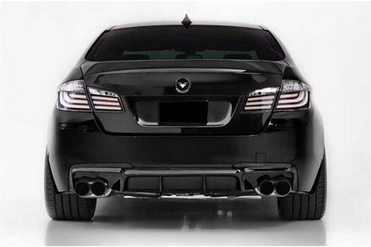 2011-2016 BMW F10 5 Series VRS Style Carbon Fiber Rear Lip(For MT Rear Bumper only) - Carbonado