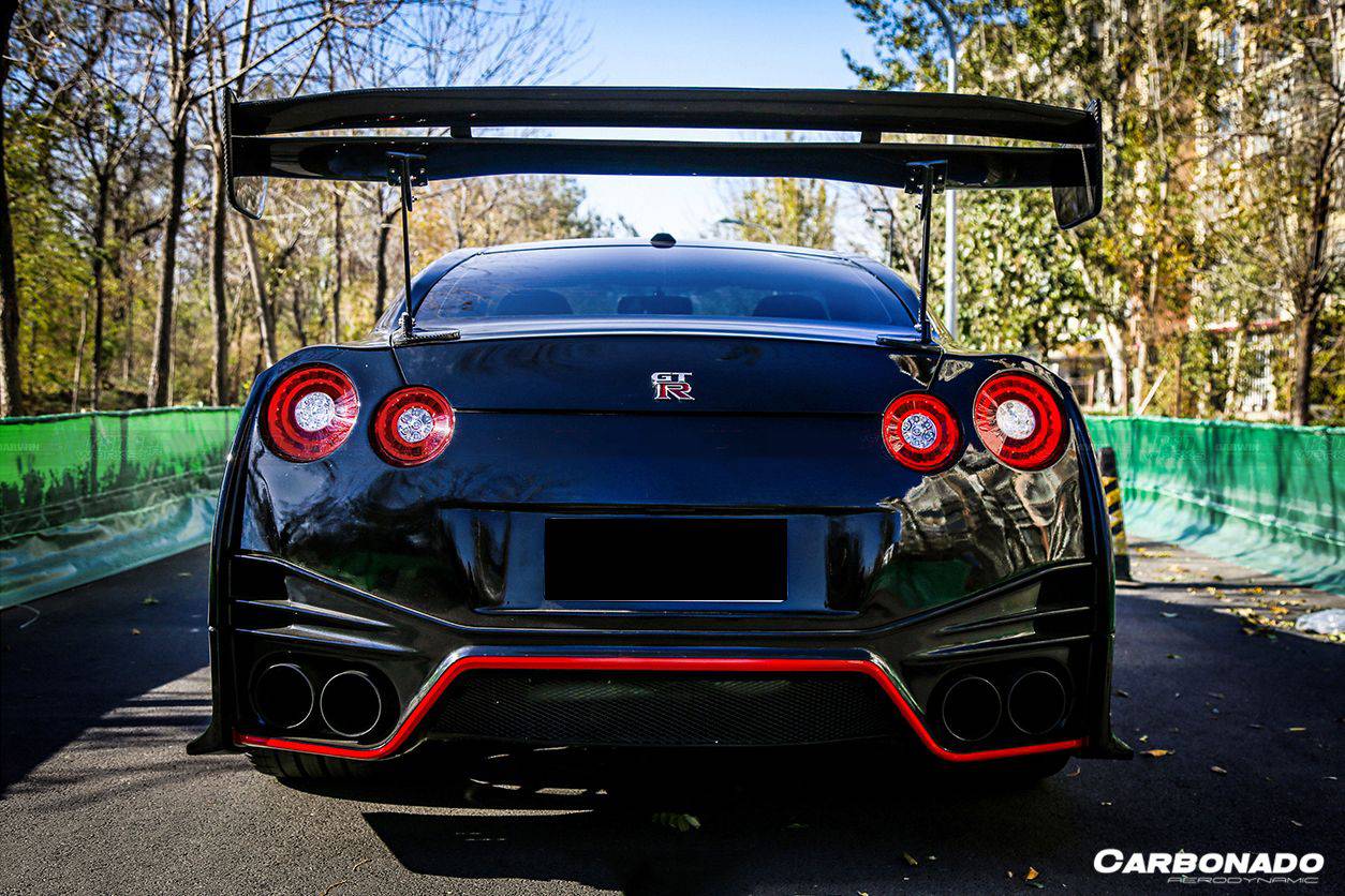 2008-2024 Nissan GTR R35 CBA/DBA/EBA VTX Style Trunk Spoiler - Carbonado Aero