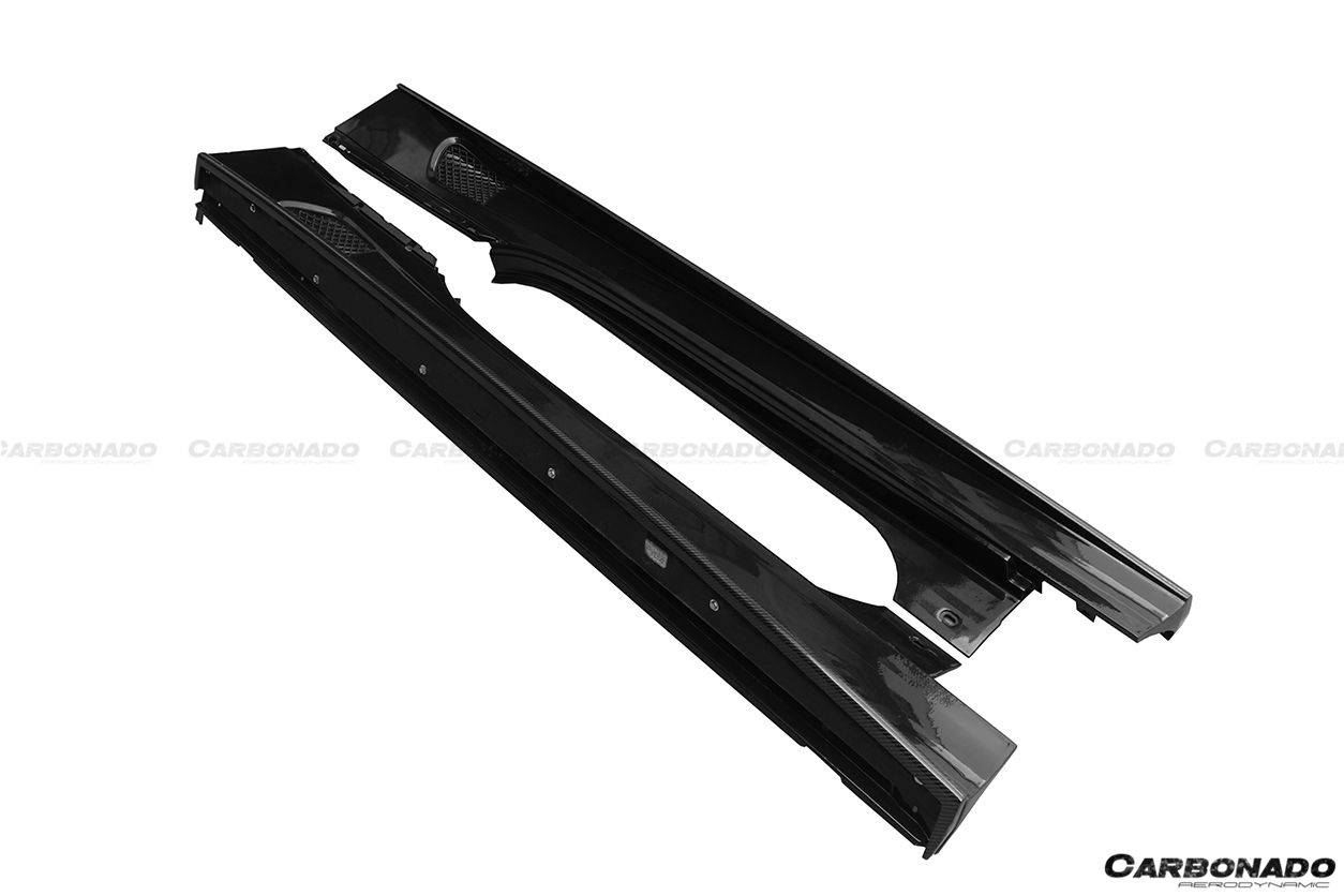 2012-2015 Bentley Continental V8 GT/GTC/V8S - W12 GT/GTC/SPEED MSY Style Side Skirts - Carbonado Aero