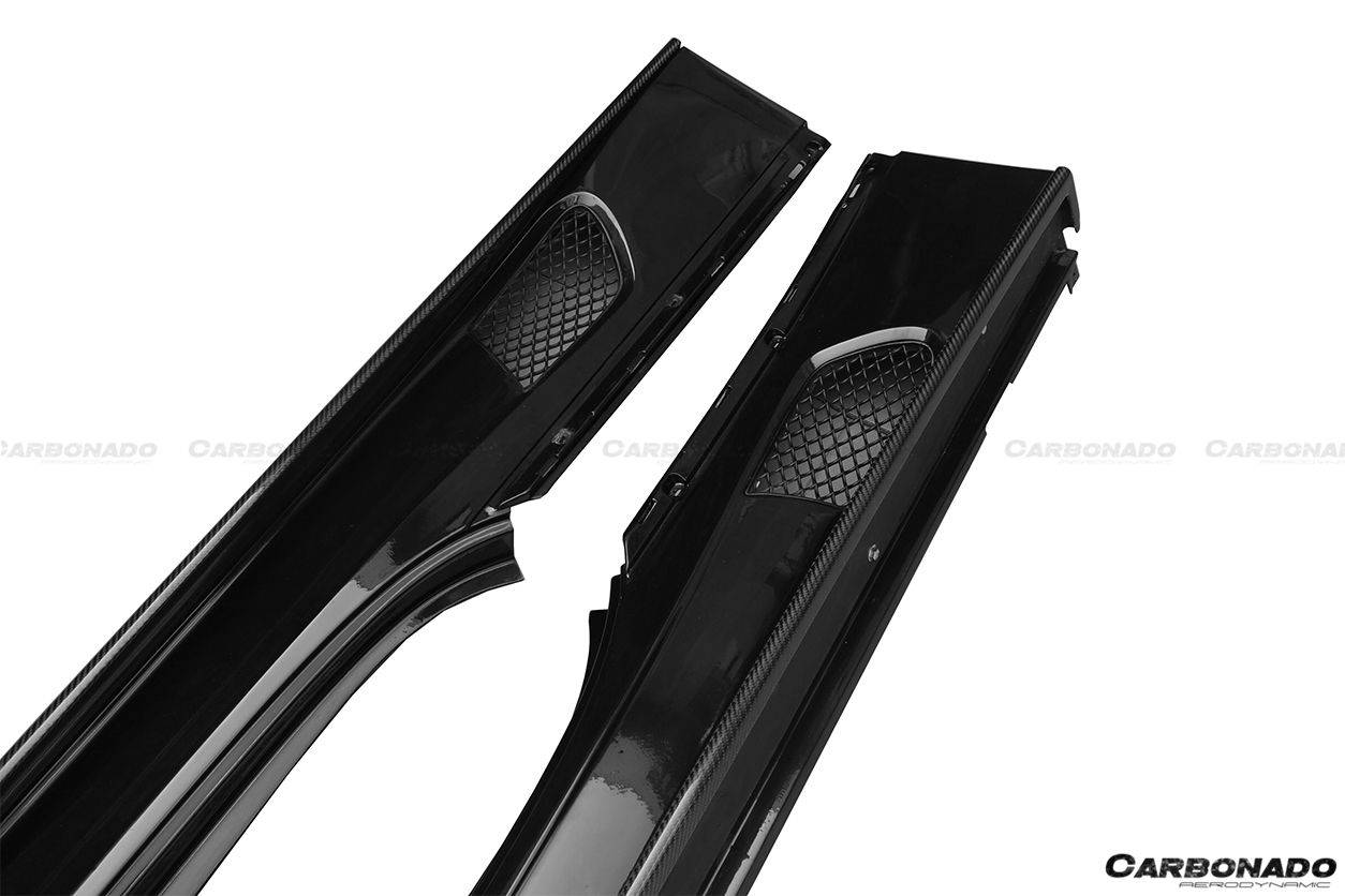 2012-2015 Bentley Continental V8 GT/GTC/V8S - W12 GT/GTC/SPEED MSY Style Side Skirts - Carbonado Aero