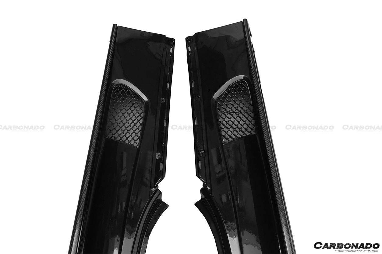 2012-2015 Bentley Continental V8 GT/GTC/V8S - W12 GT/GTC/SPEED MSY Style Side Skirts - Carbonado Aero