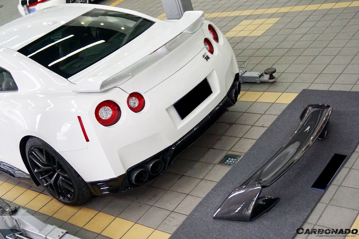 2008-2024 Nissan GTR R35 CBA/DBA/EBA WI Style Trunk Spoiler Wing - Carbonado Aero