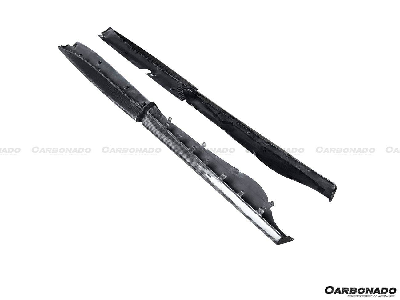 2015-2020 McLaren 540c/570s/570gt OEM Style Carbon Fiber Side Skirts - Carbonado Aero