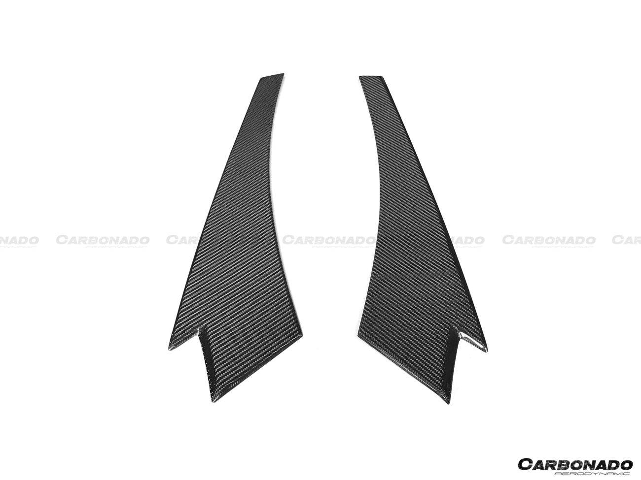 2015-2020 McLaren 540C/570S/570GT OEM Style Carbon Fiber Side Quarter Window Panel - Carbonado