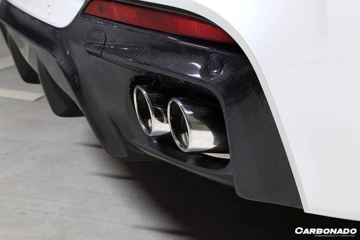 2014-2019 BMW X6 F16 M-TECH 3D Style Carbon Fiber Rear Lip - Carbonado Aero