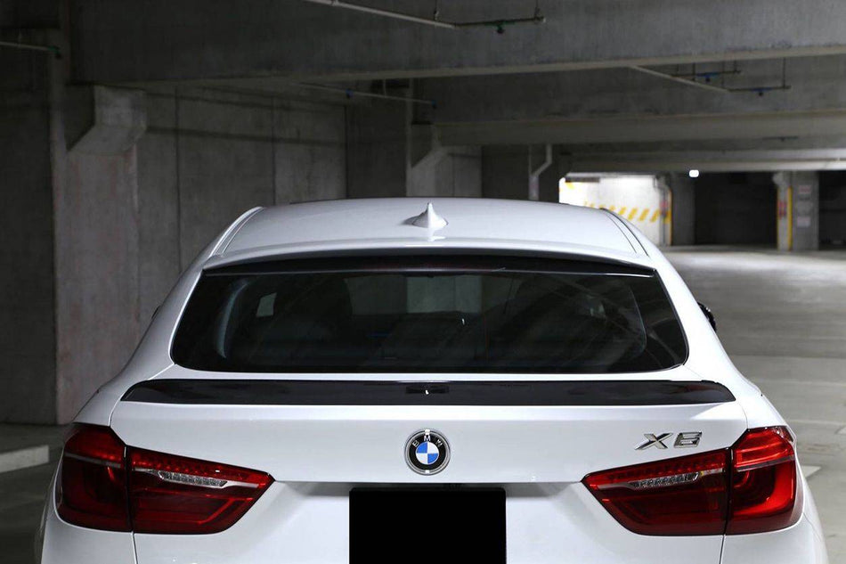 2014-2019 BMW X6 F16 M-TECH 3D Style Carbon Fiber Trunk Spoiler