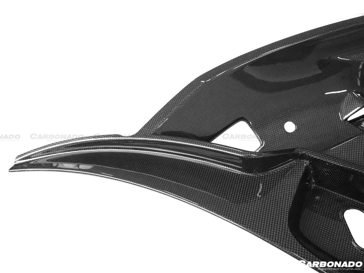 2015-2020 McLaren 540c/570s/570gt OEM Style Dry Carbon Fiber Front Hood Opening Inner Trim - Carbonado Aero