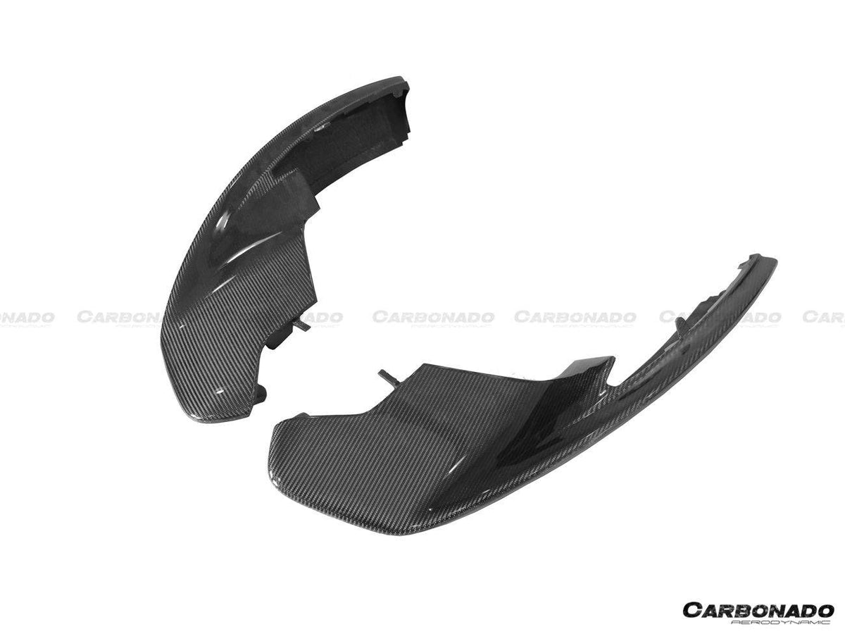 2015-2020 McLaren 540c/570s/570gt OEM Style Carbon Fiber Front Lip Side Splitter - Carbonado Aero