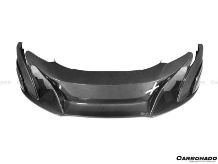 2011-2014 McLaren MP4 12C 675LT Style Part Carbon Fiber Front Bumper And Fender - Carbonado Aero