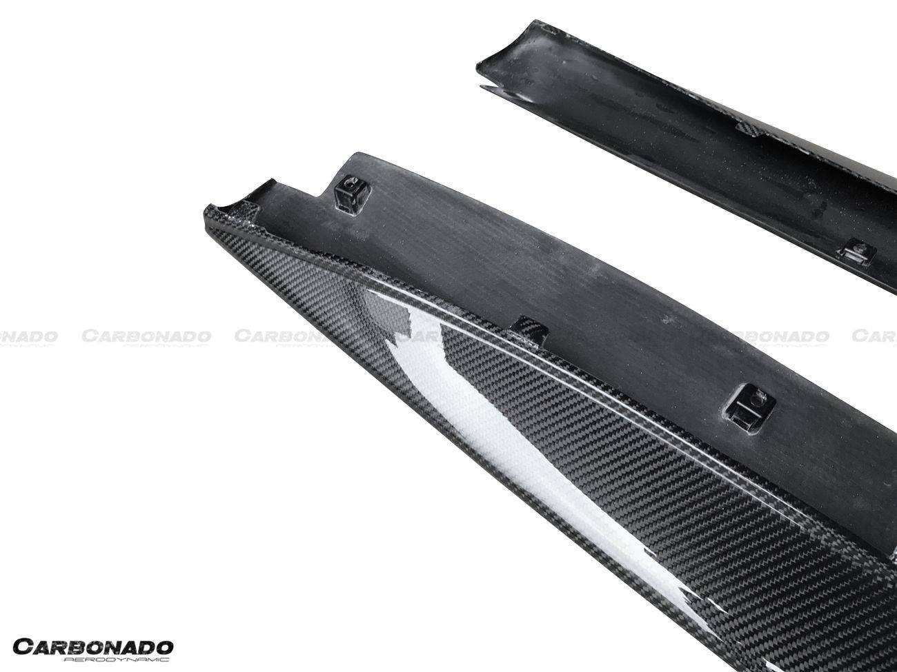 2015-2020 McLaren 540c/570s/570gt OEM Style Carbon Fiber Side Skirts - Carbonado Aero