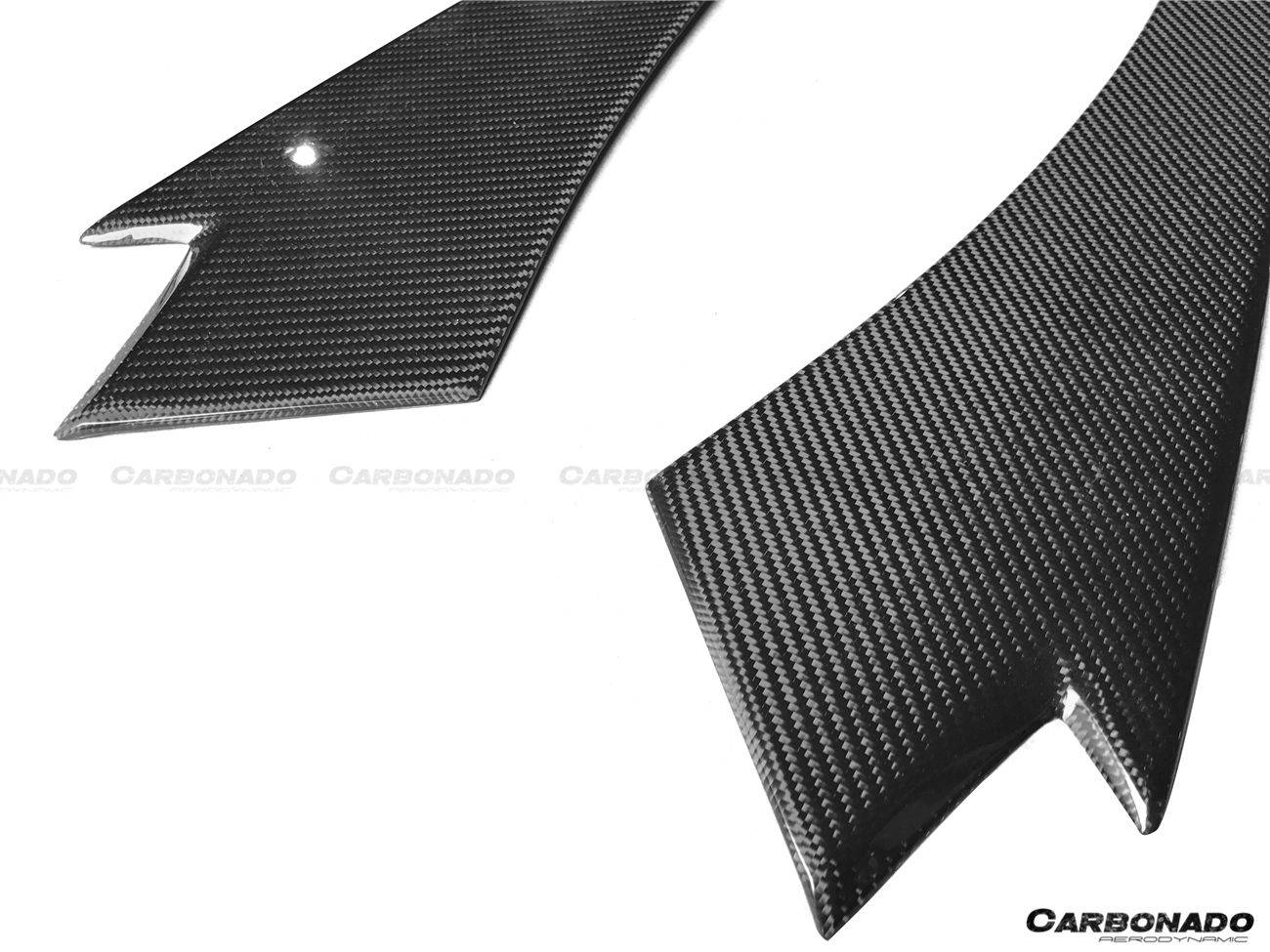 2015-2020 McLaren 540c/570s/570gt OEM Style Carbon Fiber Side Quarter Window Panel - Carbonado Aero