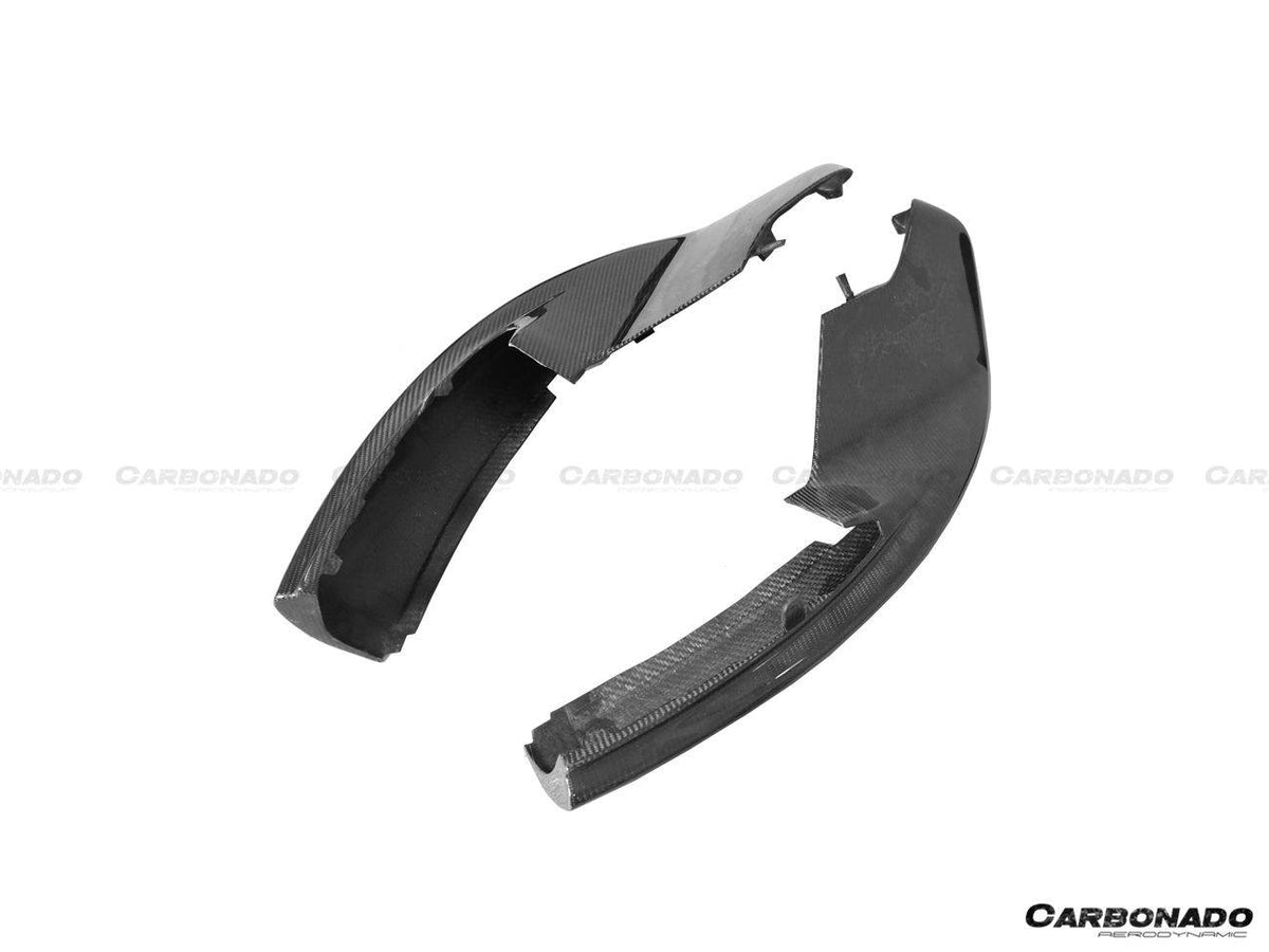 2015-2020 McLaren 540c/570s/570gt OEM Style Carbon Fiber Front Lip Side Splitter - Carbonado Aero