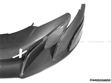 2011-2014 McLaren MP4 12C 675LT Style Part Carbon Fiber Front Bumper And Fender - Carbonado Aero