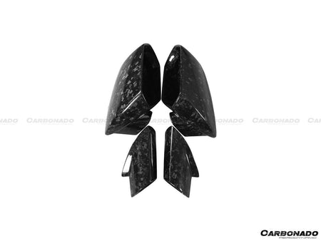 2015-2023 Lamborghini Huracan LP610/LP580/EVO/STO/PERFORMANTE Autoclave Carbon Fiber Mirror Housing Repalcement - Carbonado Aero