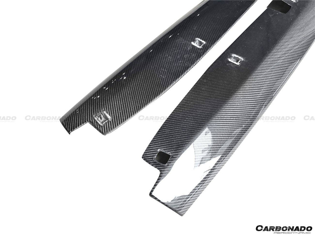 2015-2020 McLaren 540c/570s/570gt OEM Style Carbon Fiber Side Skirts - Carbonado Aero