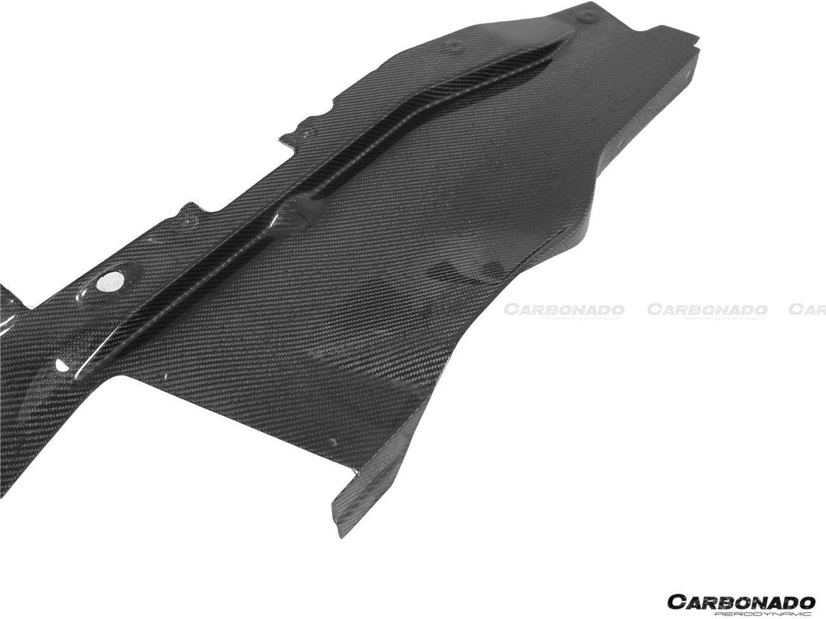 2018-2021 McLaren 600LT OEM Style Carbon Fiber Under Rear Diffuser - Carbonado Aero