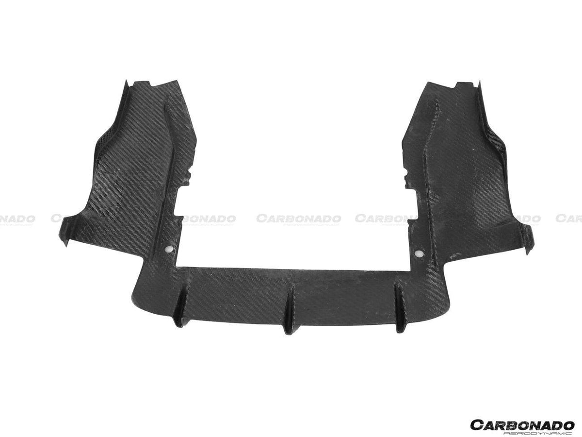 2018-2021 McLaren 600LT OEM Style Carbon Fiber Under Rear Diffuser - Carbonado Aero